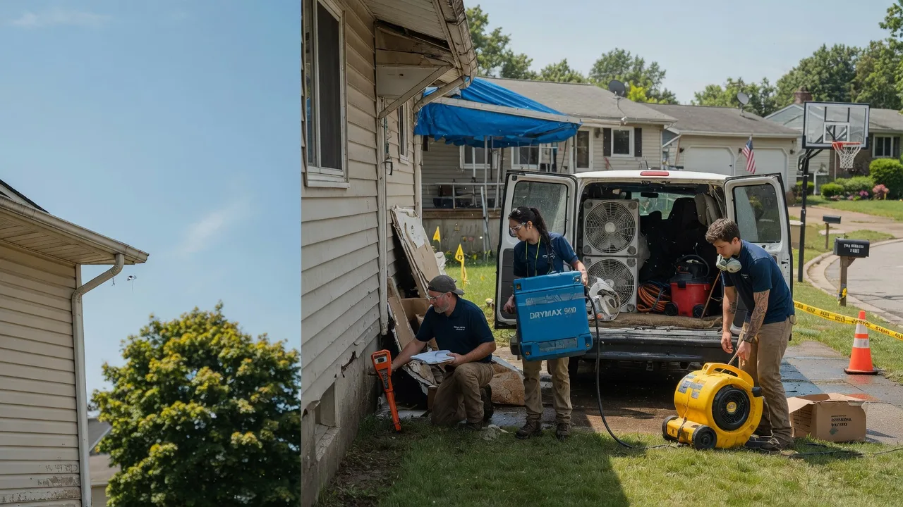 Ceiling Leak Cleanup in Mason, OH near me