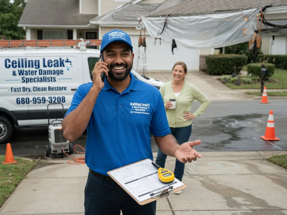 Ceiling Leak Cleanup Mason, OH FAQs